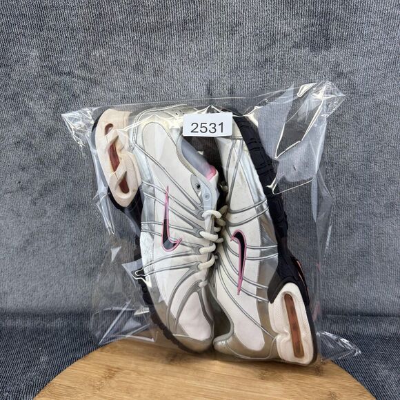 Nike Air Max Moto+ 7 Shoes Womens Size 10 White Pink Silver Athletic Running - Picture 10 of 10